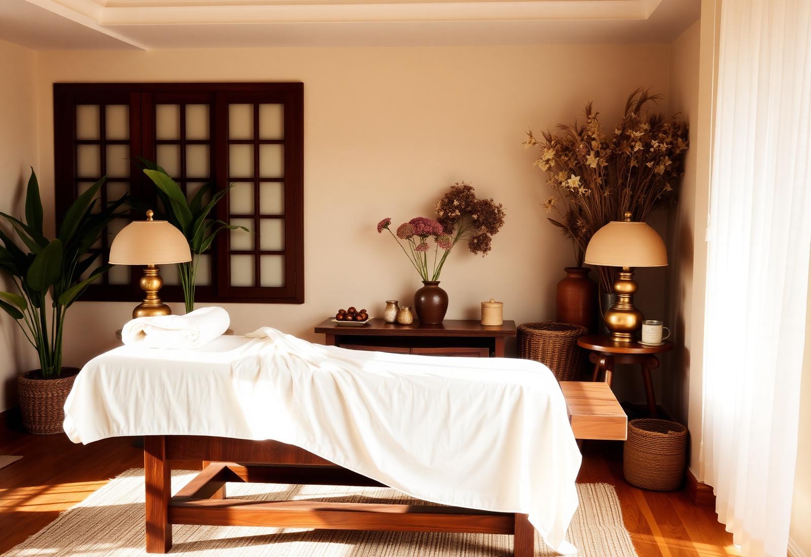 Ayurvedisk behandlingsrum